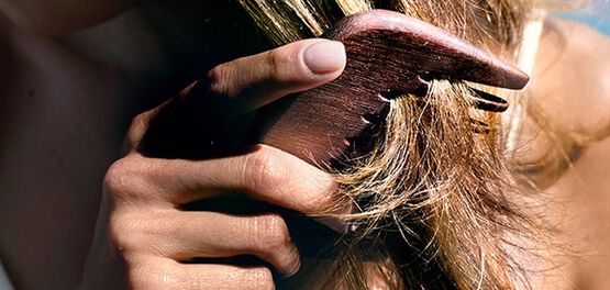 pentera o cabelo