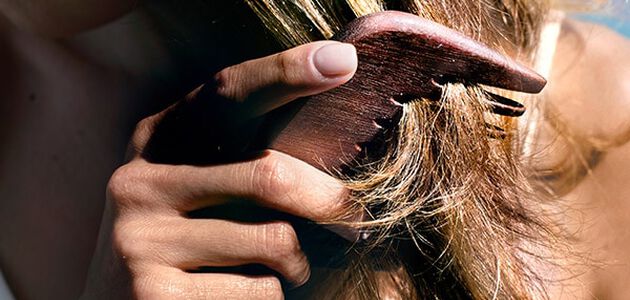 pentera o cabelo