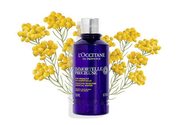 água essencial immortelle precioso