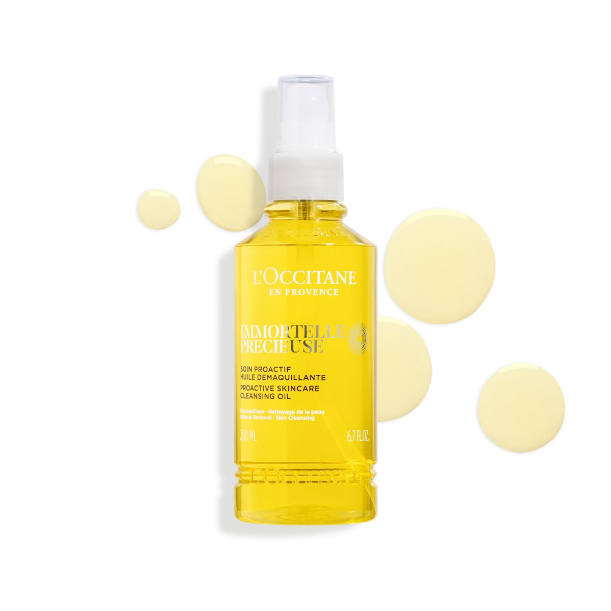 Óleo Desmaquilhante Immortelle Precioso 200ml - L'Occitane en Provence