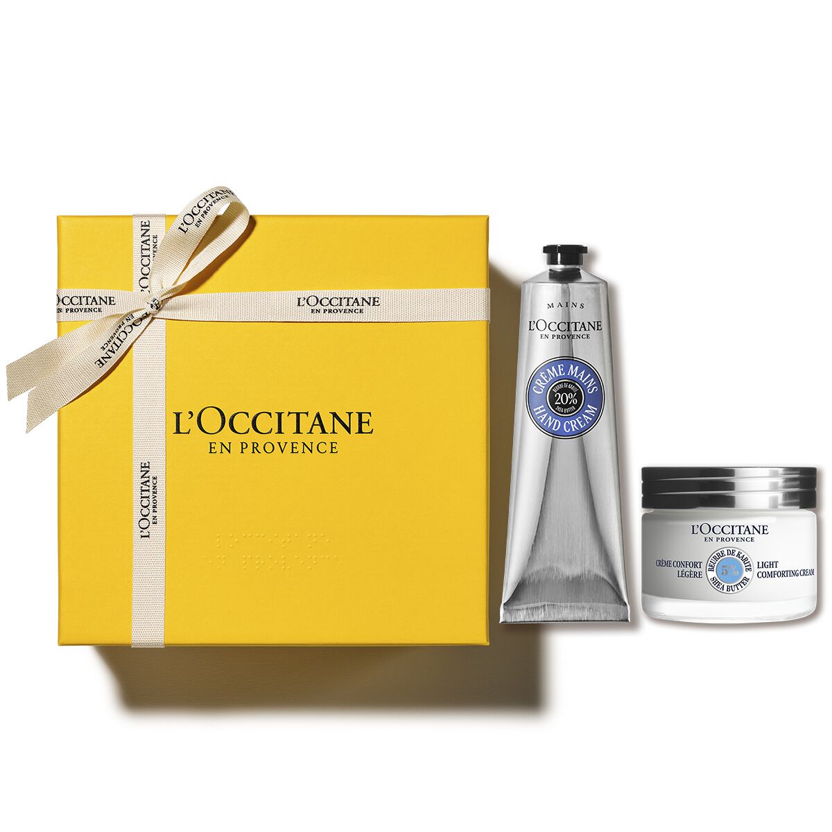 Coffret Presente Rosto e Mãos Karité Cuidado Ligeiro - L'Occitane en Provence