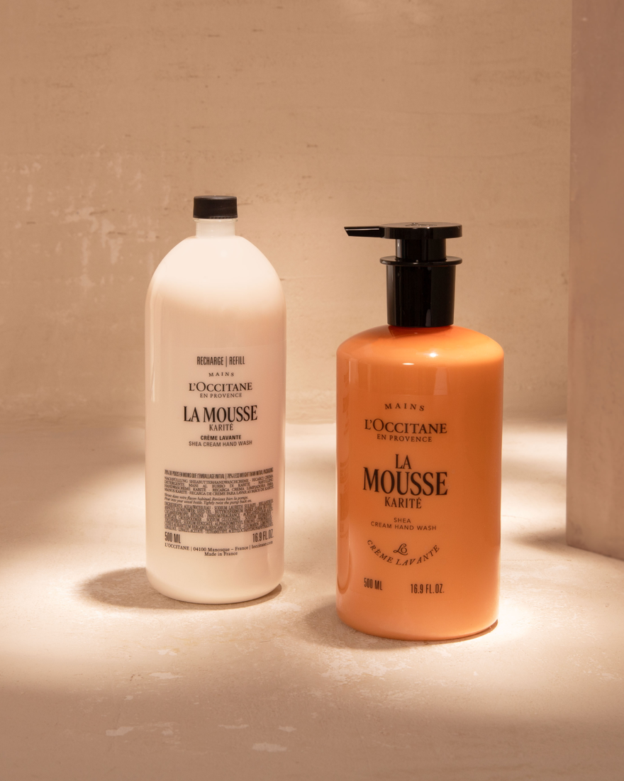 Ver a imagem 2/6 do produto Recarga de Espuma de Limpeza para M&atilde;os e Corpo Karit&eacute;, , RECT