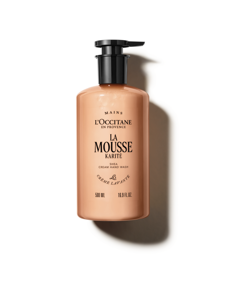 Espuma de Limpeza para M&atilde;os e Corpo Karit&eacute; 500 ml | L&rsquo;Occitane en Provence