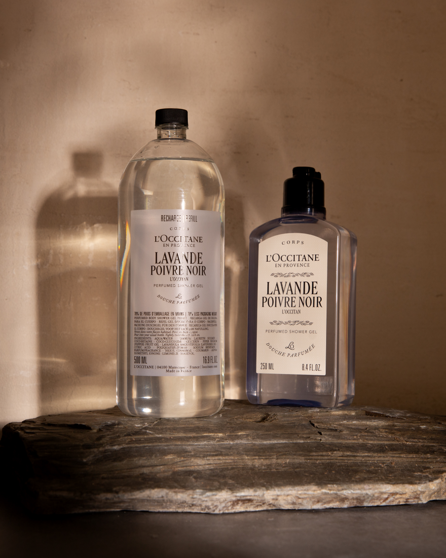 Ver a imagem 4/4 do produto Gel de duche Lavande Poivre Noir (L'Occitan), , RECT