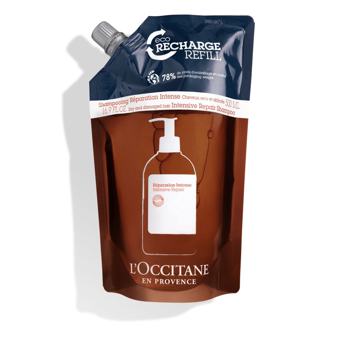 Recarga Champô Reparação Intensa Aromacologia 500ml - L'Occitane en Provence