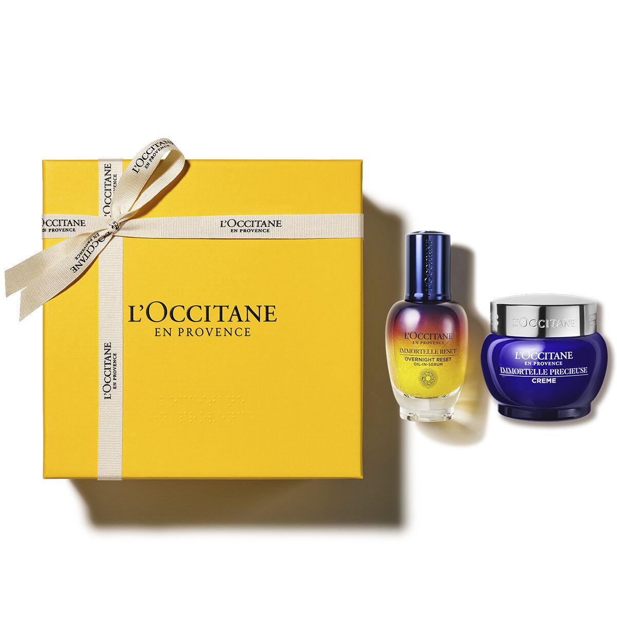 Duo Creme Immortelle Precioso e Sérum Immortelle Reset - L'Occitane en Provence