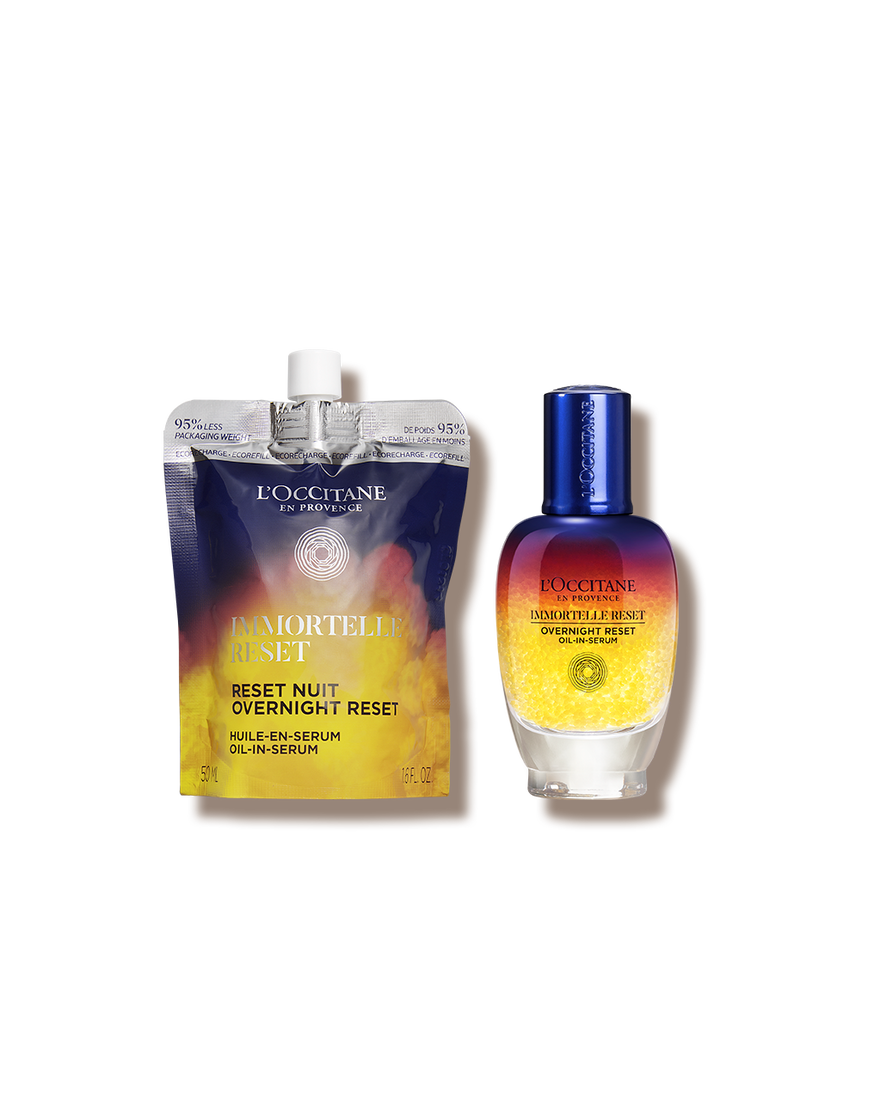 Duo S&eacute;rum Immortelle Reset 50ml e Recarga 50ml | L&rsquo;Occitane en Provence
