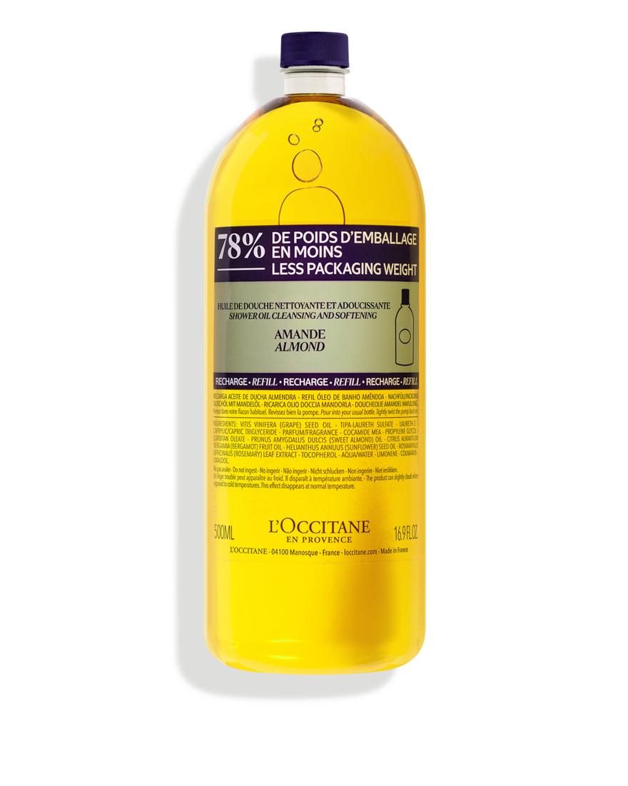 Recarga &Oacute;leo de Duche Am&ecirc;ndoa 500 ml | L&rsquo;Occitane en Provence