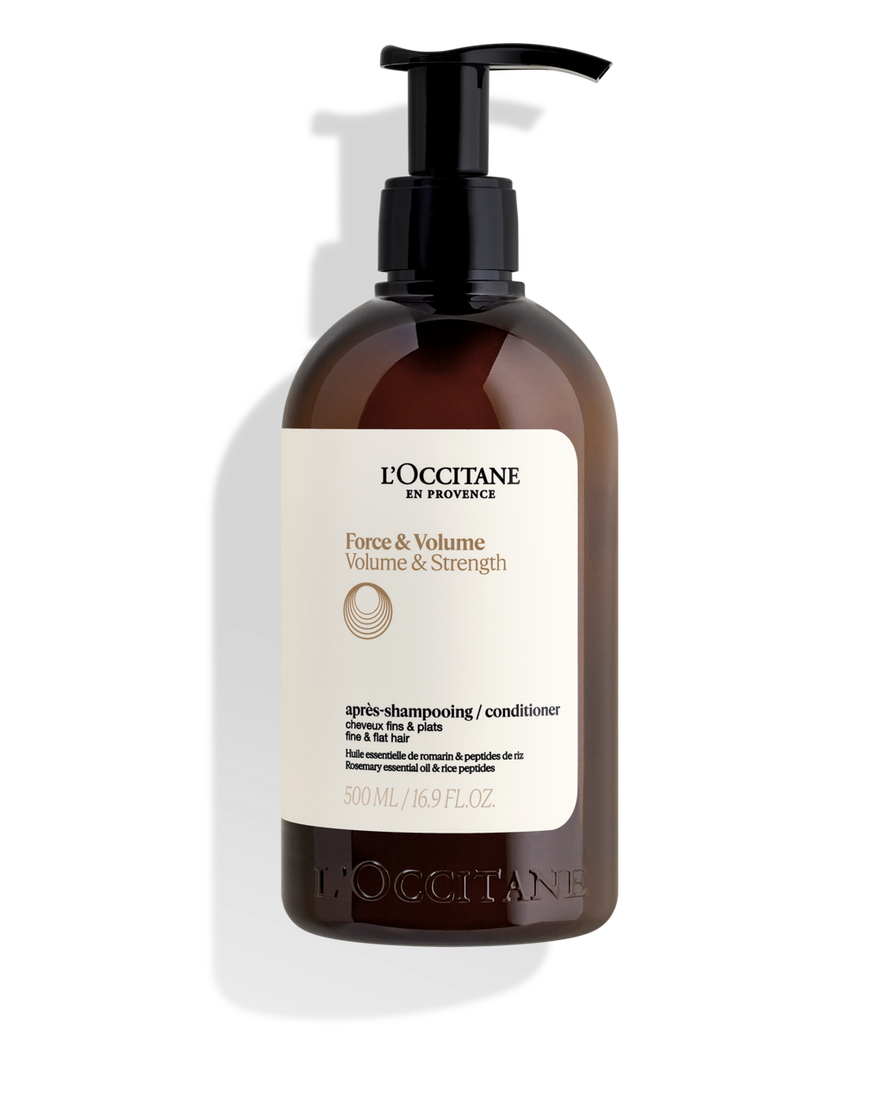 Amaciador For&ccedil;a & Volume Aromacologia 500 ml | L&rsquo;Occitane en Provence