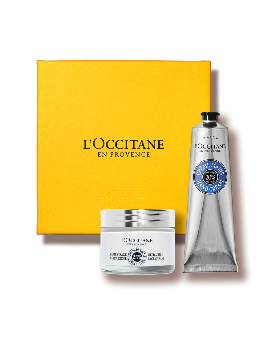 Coffret Presente Rosto e M&atilde;os Karit&eacute; Rico | L&rsquo;Occitane en Provence