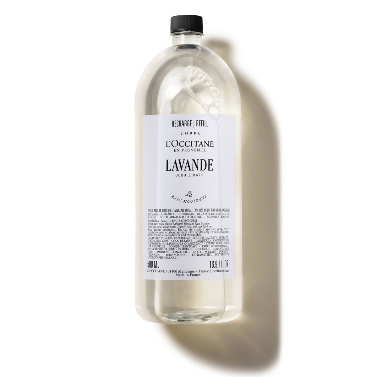Recarga Espuma de Banho Lavande 500ml - L'Occitane en Provence