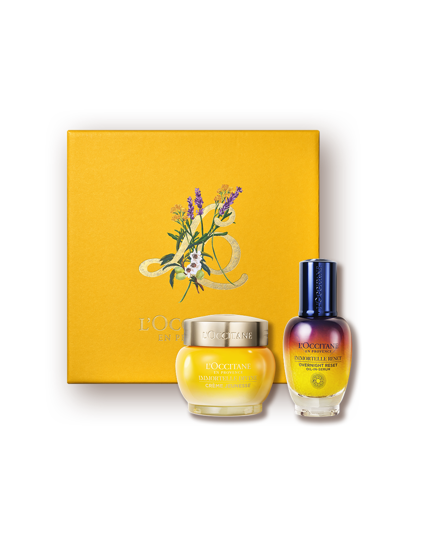 Ver a imagem 1/1 do produto Coffret Presente de Rosto Immortelle Divino e Reset, , RECT