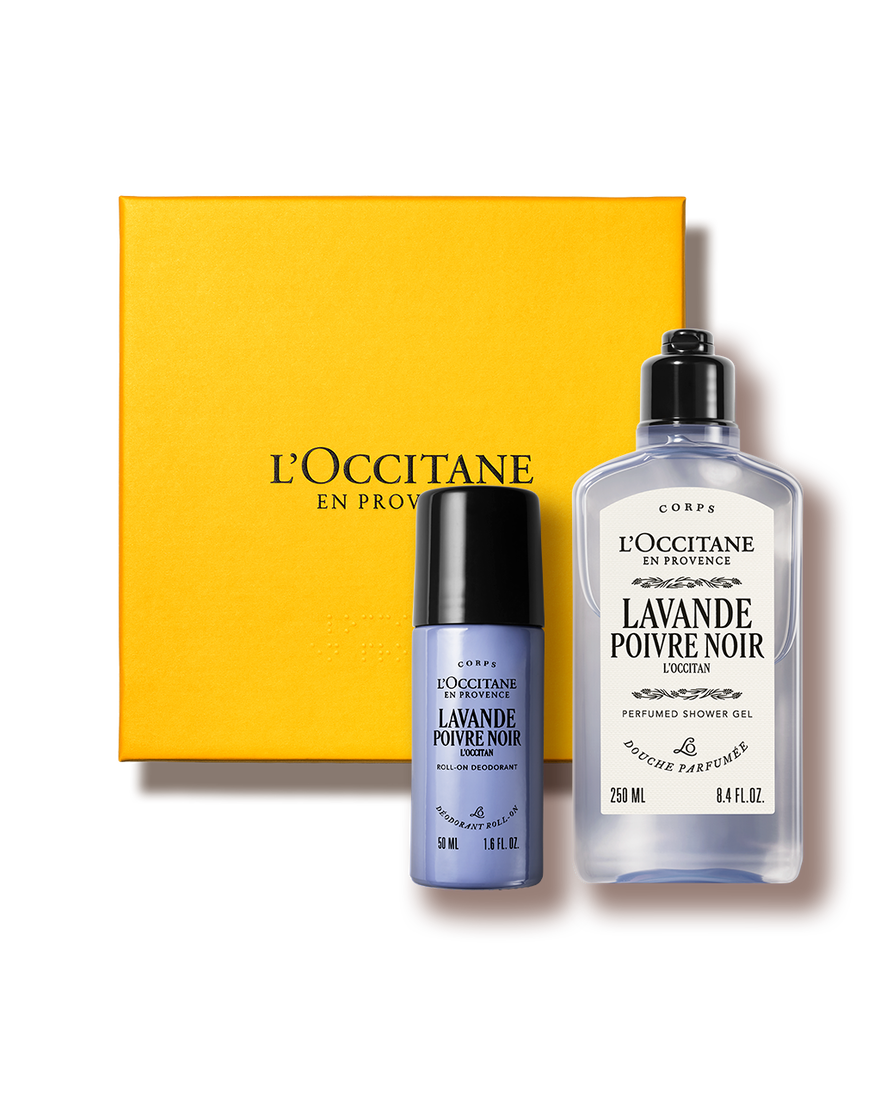 Duo Gel de Duche e Desodorizante Lavande Poivre Noir | L&rsquo;Occitane en Provence