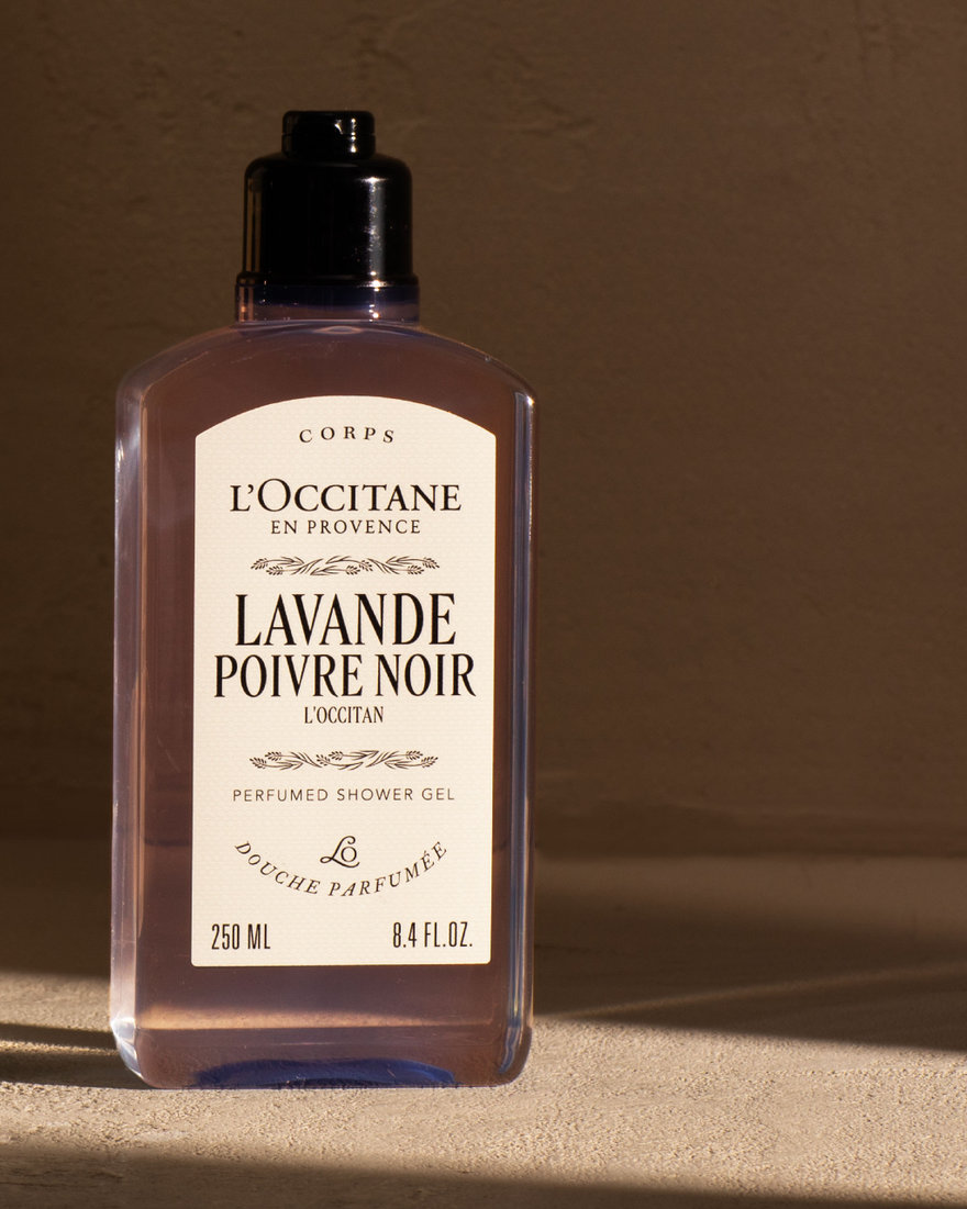 Ver a imagem 3/4 do produto Gel de duche Lavande Poivre Noir (L'Occitan), , RECT