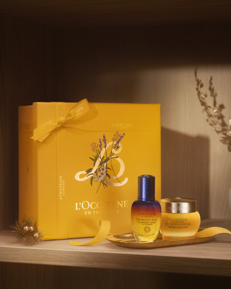Ver a imagem 2/2 do produto Coffret Presente de Rosto Immortelle Divino e Reset, , RECT