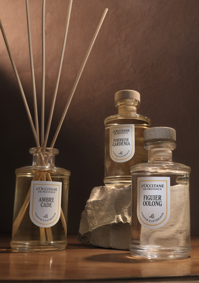 O perfume de ambiente para criar uma atmosfera perfumada
